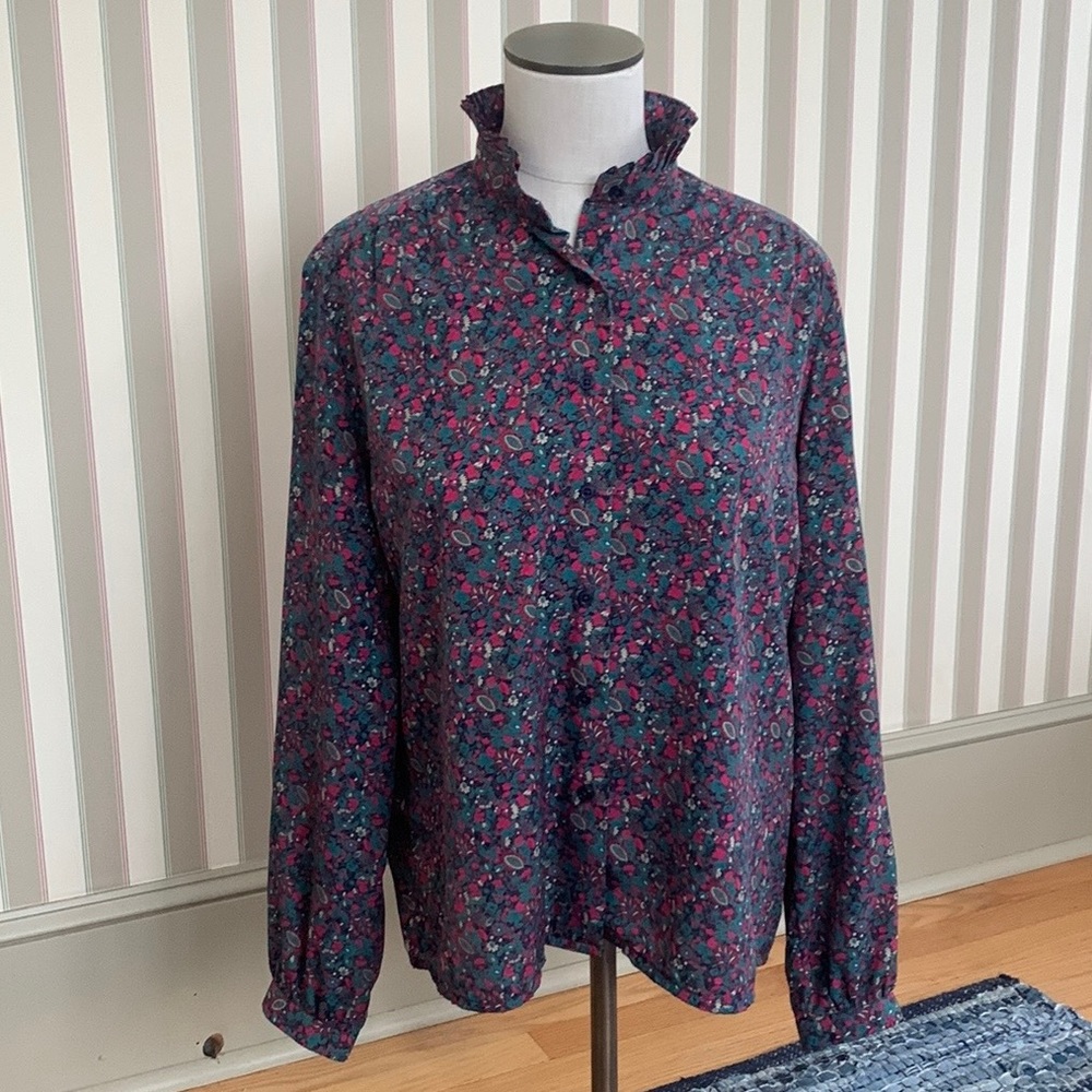 Vintage floral blouse